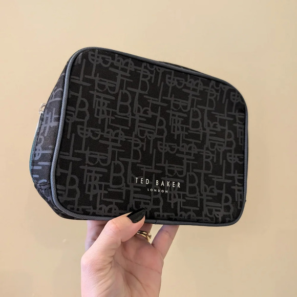 Ted Baker Black Monogram Men's Bag - Picture 1 of 7